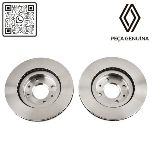 RN 65054R 402065054R Par De Discos De Freio Dianteiro SAN IILOG II 2